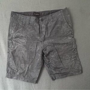 No Boundaries Charcoal Floral Cargo Shorts